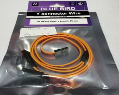 Blue bird Y Connector -45cm